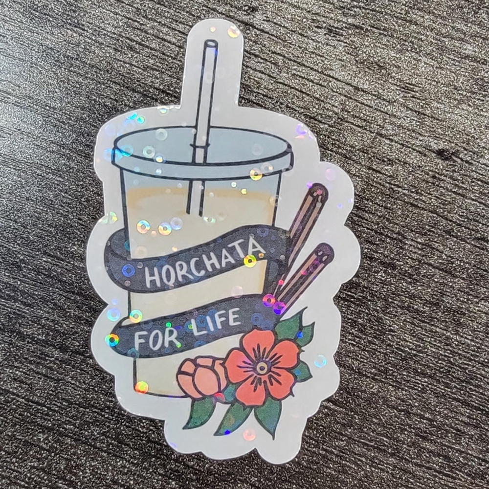 Horchata for life sticker